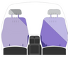 Car shield for taxi, Uber, and Lyft drivers. 