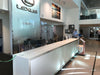 Free Standing Plexiglass Barrier with Acrylic Feet