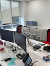 Free Standing Plexiglass Barrier with Acrylic Feet