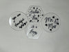 Acrylic Hexagon Blanks (Clear)