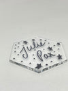 Acrylic Hexagon Blanks (Clear)