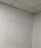 Hooks & Wires for Hanging Plexiglass Barrier
